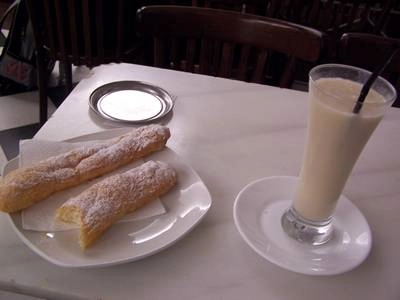 Receta de los fartons valencianos con horchata