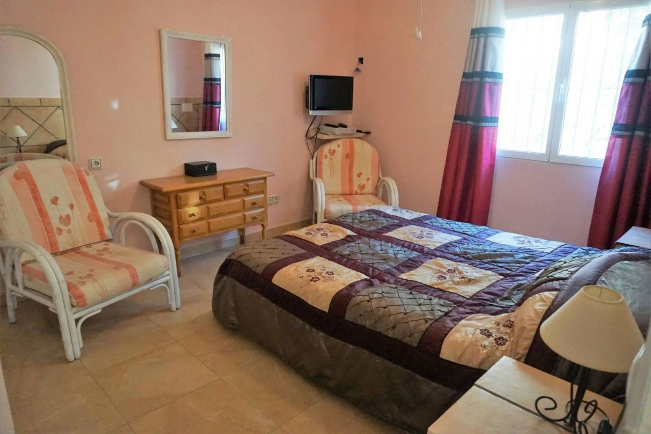 Habitación de la villa