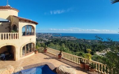 Villa con espectaculares vistas al mar en Benissa