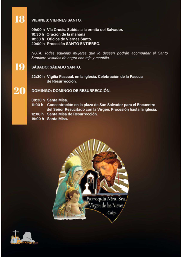 Programación de Semana Santa 2025 en Calpe - 3