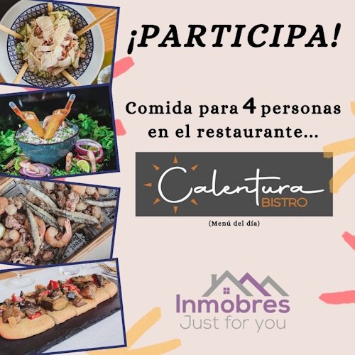 Sorteo de una comida para 4 en el Calentura Bistro de Calpe – noviembre 2025
