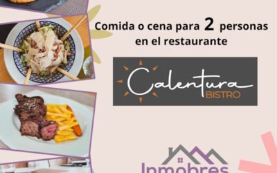 Sorteo de una comida/cena para 2 en el Calentura Bistro de Calpe – abril 2026